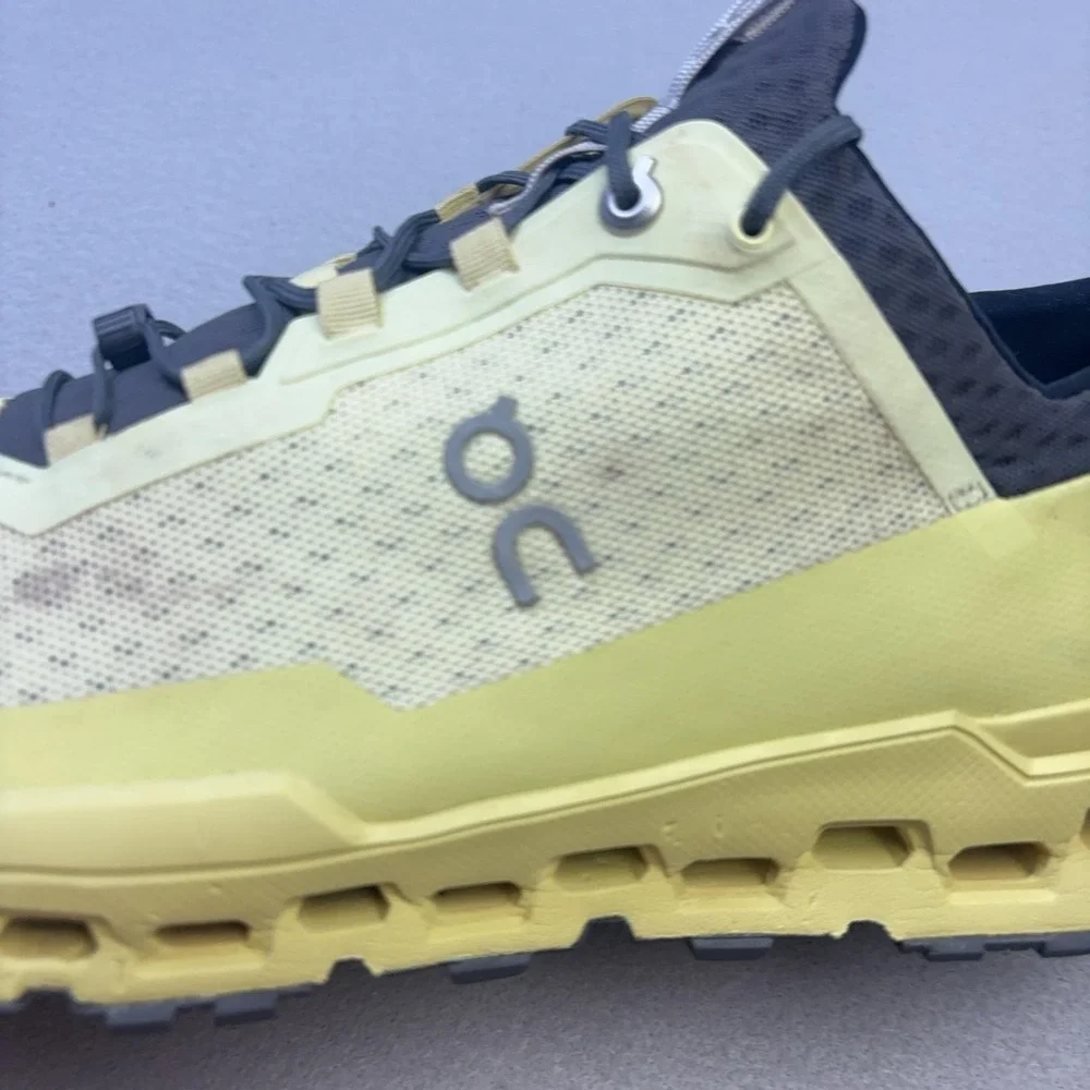 On Running Shoes Mens Size 13 Yellow Trail CloudTec Missiongrip Sneakers